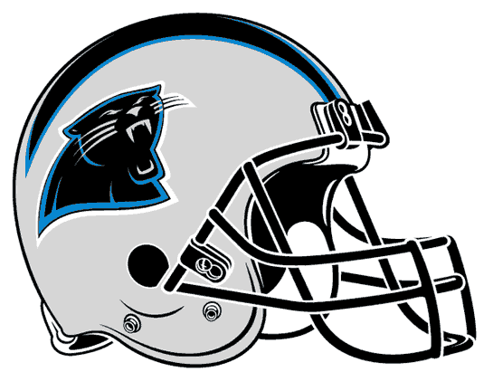 Carolina Panthers 1995-2011 Helmet fabric transfer